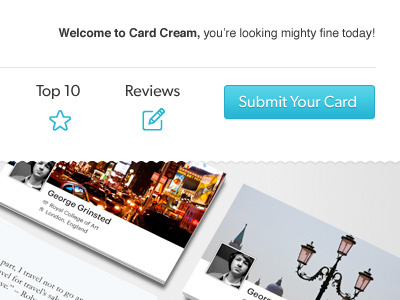 Card Cream Nav / Header button icons nav navigation ui web website