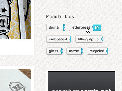 Popular Tags icon tag tag cloud tags ui web web design website
