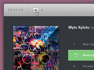 Music Player UI - Refined