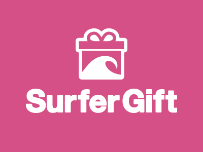 Surfer Gift Logo brand gift logo surf surfing