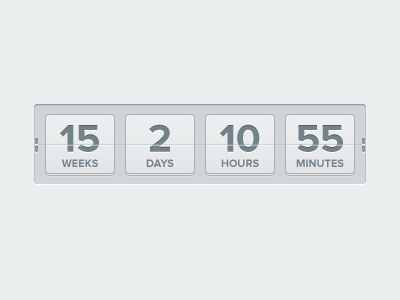 Countdown by Dan Edwards on Dribbble