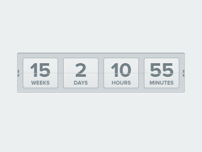 Countdown countdown date timer ui web