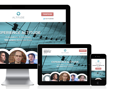 Altitude site launch! altitude event responsive web web event website