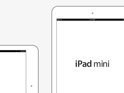 Simple iPad mini mockup freebie ipad ipad psd mockup psd vector