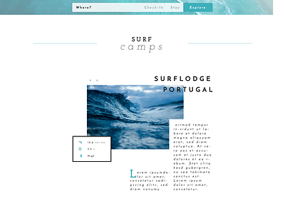 Salt surfer — Webdesign