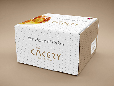 Cakery Branding and Packaging Design bakery branding cake food layout logo packaging