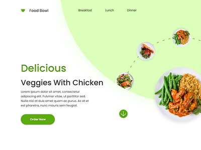 Food bowl design ui ux