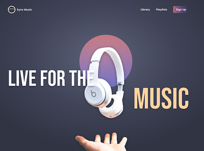 Sync Music design ui ux