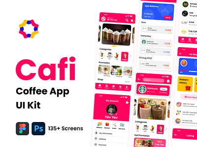 Cafi Mobile App - Coffee App UI Kit