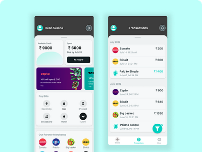 Simpl Pay Later - Redesign (Concept) app finance pay later redesign simpl ui