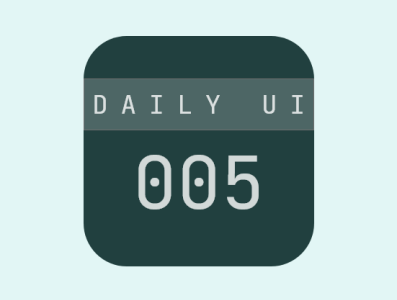Daily UI Icon branding challange dailyui dailyux design figma illustration logo mobile ui
