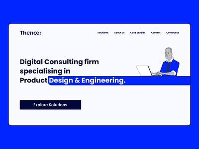 Thence Website Redesign branding challange dailyui dailyux design figma illustration logo mobile ui