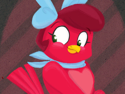 Cherie Birdie cartoon character character design digital photoshop