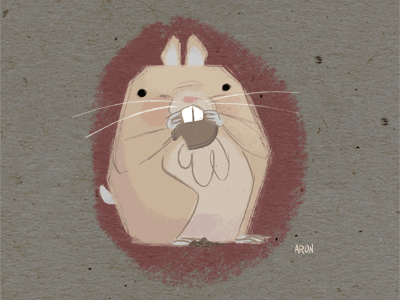 Haminated Gif: Hamster animated animated gif animation gif hamster illustration