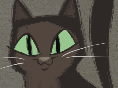 Mystery Cat animated animation cat cats gif illustration
