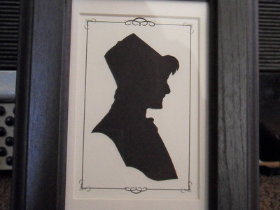 Eleventh Doctor Silhouette artwork craft cutout doctor who paper silhouette whovian