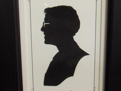 Jim Silhouette artwork craft cutout paper silhouette