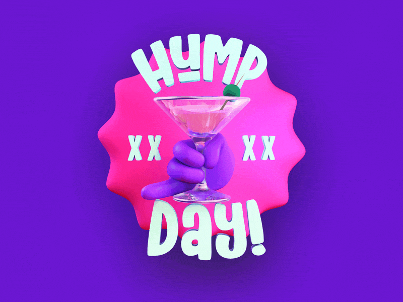 Hump Day - Creative Animated Logo Design! animation branding design illustration logo