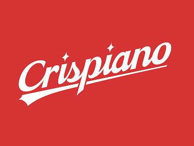 Crispiano Logo branding graphic design logo pizza restaurant script vector