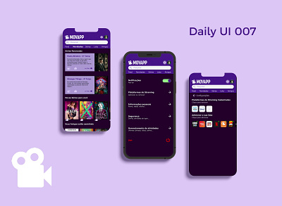 Daily UI 007 app dailyui design logo series typography ui ux vector
