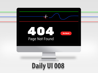 Daily 008 008 404 dailyui design page not found ui ux