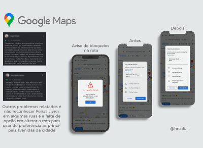 Google Maps Research 2 app design google logo maps reasearch ui ux
