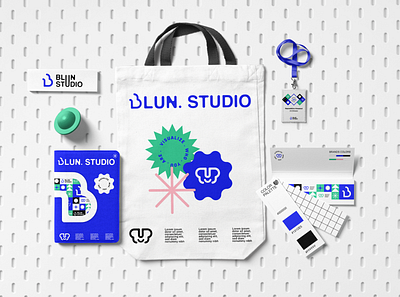 Blun Studio Creative Merch & Stationery branding design graphic design illustration logo personel branding typography vector