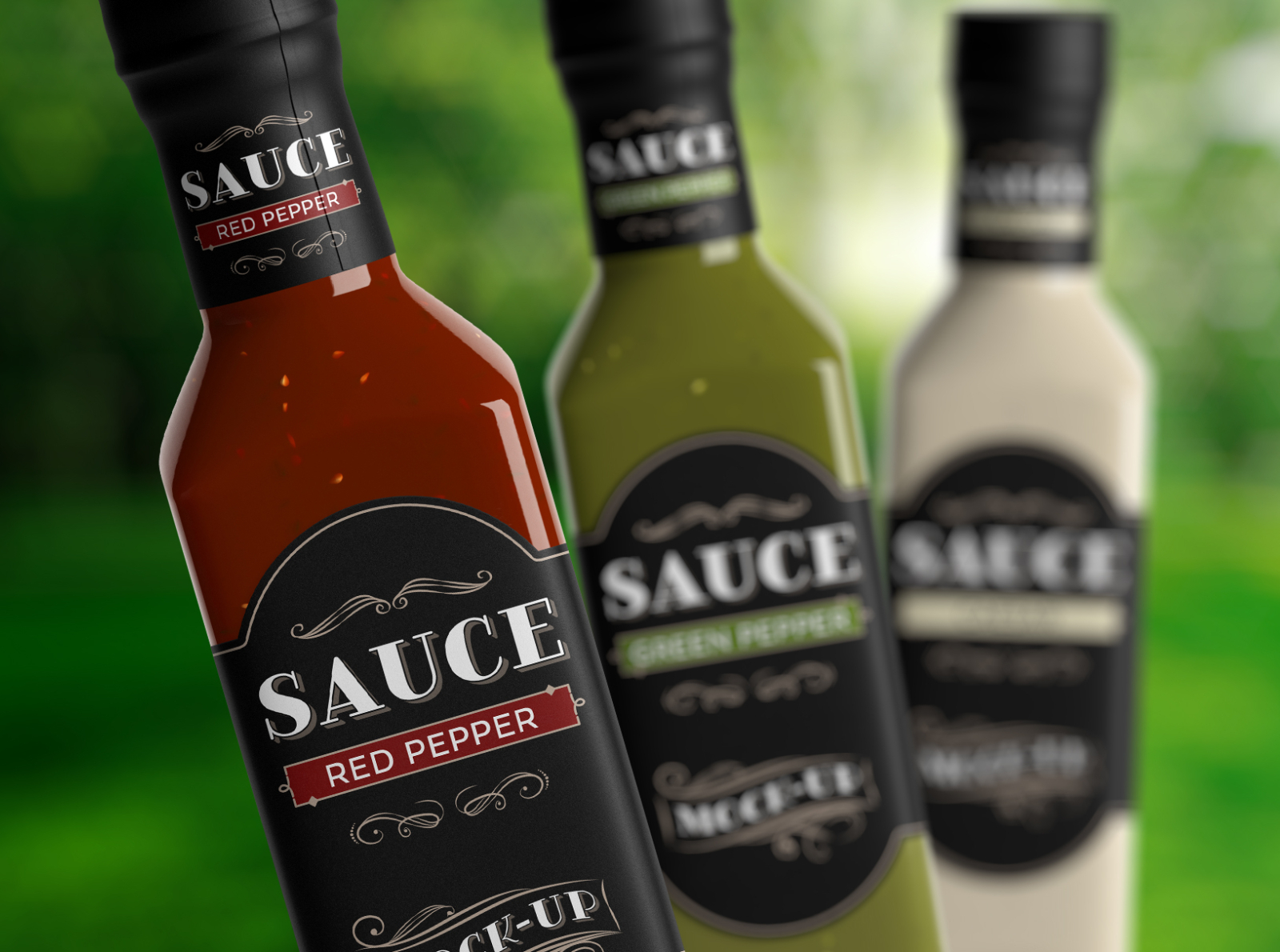 Download Sauce Bottle Mockup By Artem Yakimchuk On Dribbble