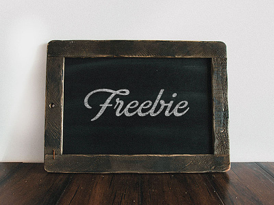 Chalkboard Freebie