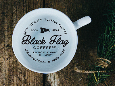 Black Flag coffee flag photography retro retrosupply typography vintage