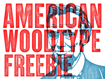 American Wood Type Freebie action download free freebie photoshop psd retrosupply texture wood wood type