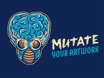 Metaluna Mutant brushes horrific halftones photoshop retrosupply