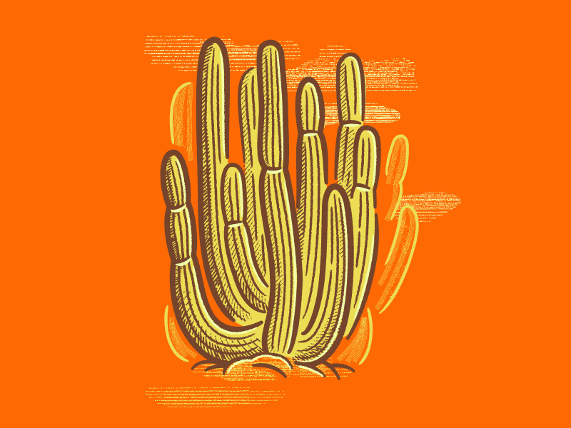 [MINI-TUTORIAL] How to Make a Hand Drawn Cactus in Illustrator adobe illustrator brushes cactus retrosupply co. swatches tutorial