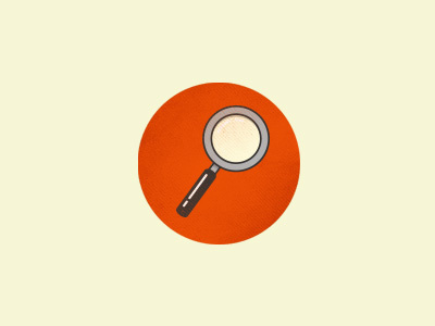 Magnifying Glass illustration magnifying glass retro texture