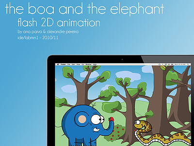 "The Boa and the Elephant" adobe flash boa elephant flash short animation