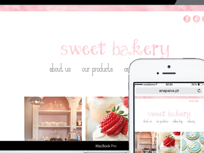 Bakery Mockup Website bakery mockup website