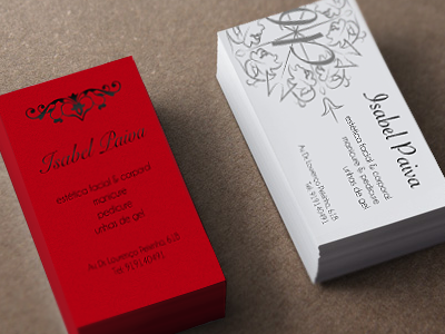 IP Beautician Business Card