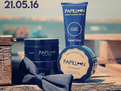 Papillon London Cosmetics for Pente&Arte Party branding papillon london papillon men photography