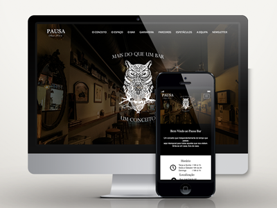 Pausa Bar Website