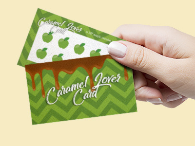 The Apple Factory Punch Card brand branding card costumer punch card the apple factory