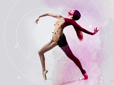 Fragments ballerina ballet composition dance digital art digital edit
