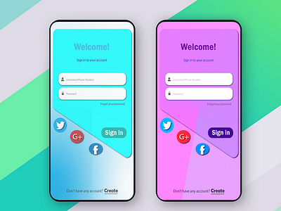 Glossy UI Design by Md. Oliur Rahman on Dribbble