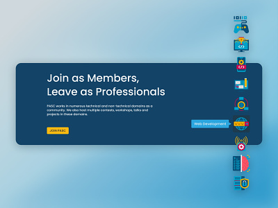 Banner for onboarding page