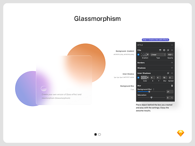 Glassmorphism 2021 2021 trend freebie glassmorphism learning sketch app trend tutorial ui visual