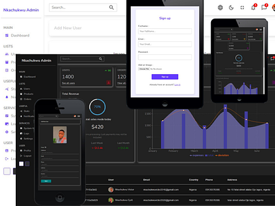 React Admin Dashboard