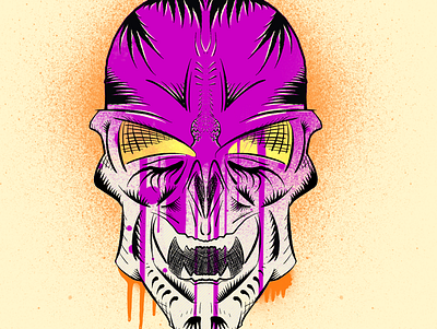skull art digital art illustration nft skull