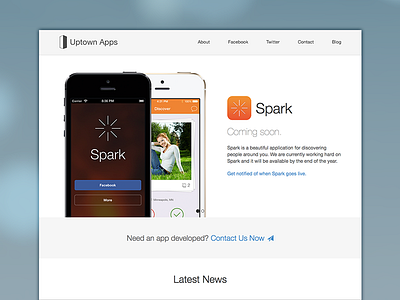 Uptown Apps Site apps company responsive web design website