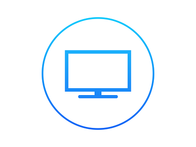 TV Icon blue icon ios ios7 logo tv