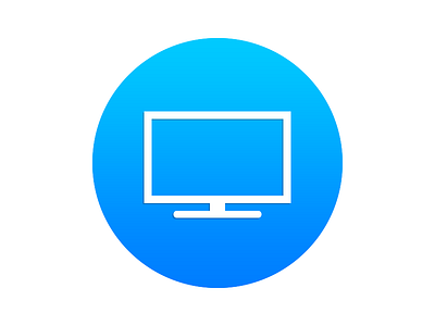 Ios 8 Inspired Tv Icon By Devon Denure On Dribbble