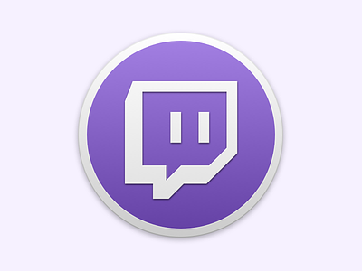 Twitch macOS Mojave Icon concept design icns icon mac mac icon macos macos icon mojave purple replacement icon twitch ui